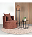 LABEL51 LABEL51 Fauteuil Evy - Roest - Fluweel