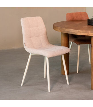 LABEL51 LABEL51 Eetkamerstoel Nino - Naturel - Boucle
