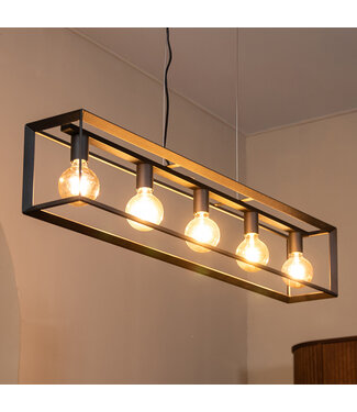 LABEL51 LABEL51 Hanglamp Tetto - Zwart - Metaal