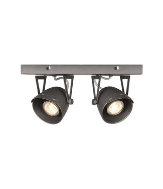 LABEL51 LABEL51 Spot Cap led - Grijs - Metaal - 2 Lichts