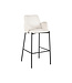 LABEL51 LABEL51 Barkruk Joni - Beige - Fluweel - Zithoogte 78 cm