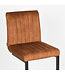 LABEL51 Barkruk Milo - Oker - Velours - Zithoogte 65