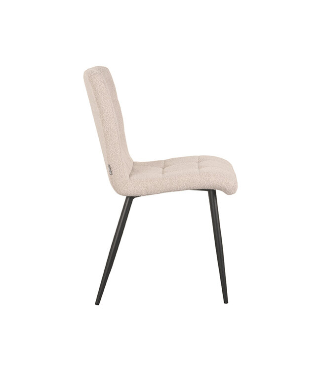 LABEL51 Eetkamerstoel Sam - Naturel - Boucle