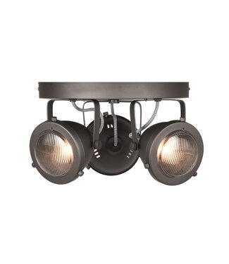 LABEL51 LABEL51 Spot Moto led - Verbrand Staal - Metaal - 3 Lichts