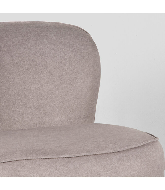 LABEL51 LABEL51 Fauteuil Bunny - Taupe - Microfiber