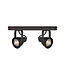 LABEL51 LABEL51 Spot Max led - Zwart - Metaal - 2 Lichts