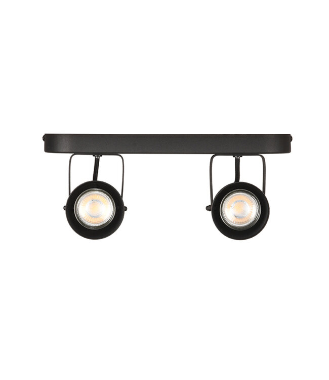 LABEL51 LABEL51 Spot Max led - Zwart - Metaal - 2 Lichts
