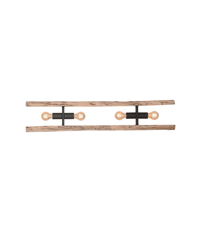 LABEL51 Hanglamp Woody - Ruw - Hout