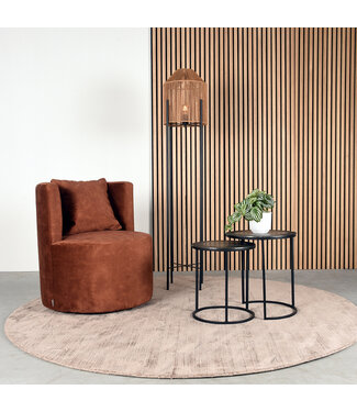 LABEL51 LABEL51 Fauteuil Evy - Roest - Fluweel