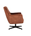 LABEL51 Fauteuil Toby - Roest - Velours