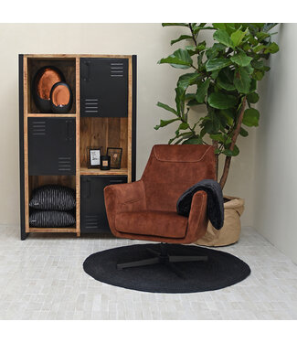 LABEL51 Fauteuil Toby - Roest - Velours