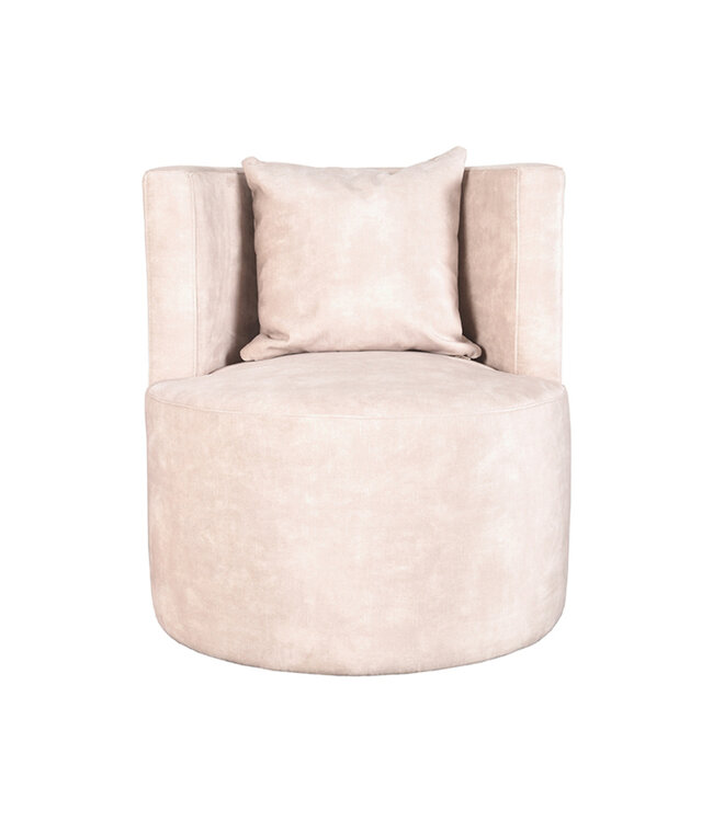 LABEL51 LABEL51 Fauteuil Evy - Natuurlijk - Fluweel
