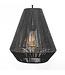 LABEL51 LABEL51 Hanglamp Ibiza - Zwart - Jute - 2-Lichts