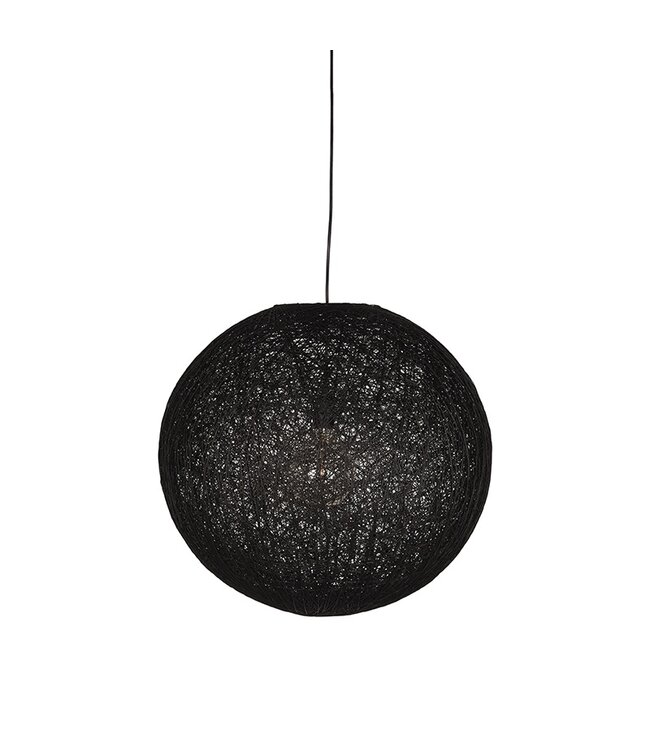 LABEL51 LABEL51 Hanglamp Twist - Zwart - Vlas - M
