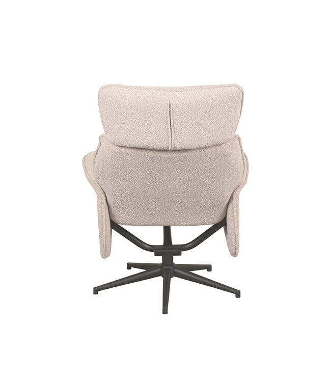 LABEL51 Lounge chair Verdal + Ottoman 77x79x109 cm