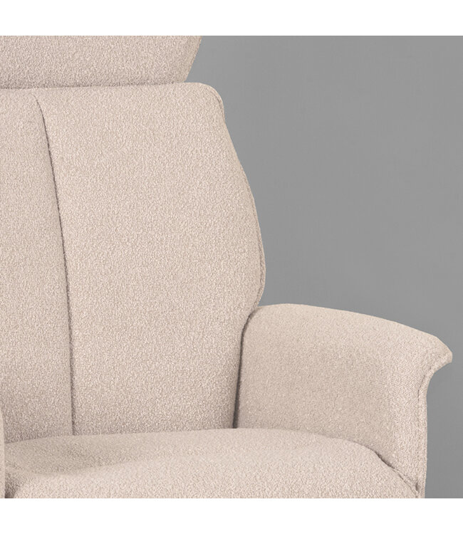 LABEL51 Lounge chair Verdal + Ottoman 77x79x109 cm