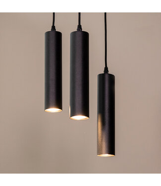 LABEL51 LABEL51 Hanglamp Ferroli - Zwart - Metaal - 3-lichts