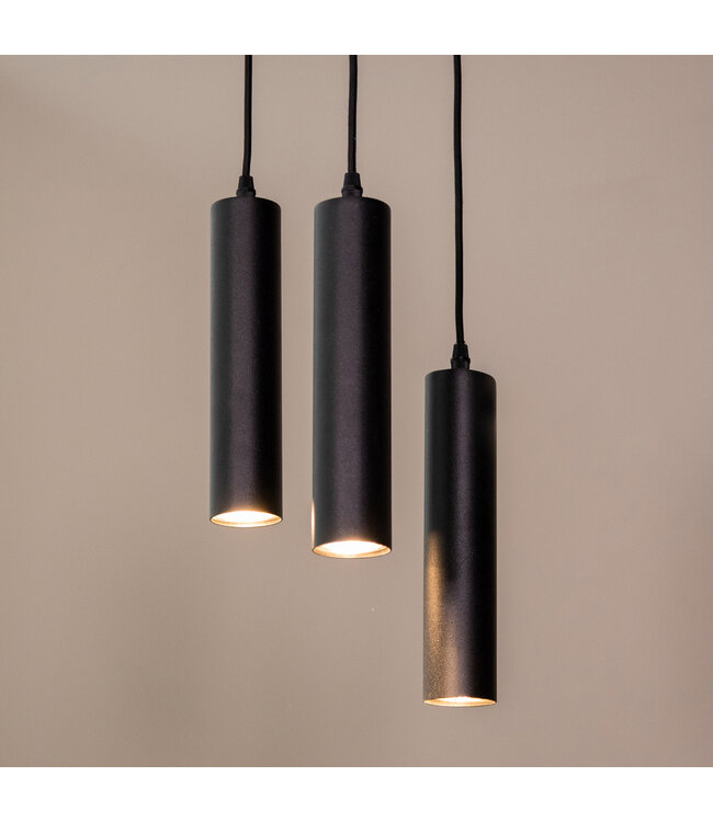 LABEL51 LABEL51 Hanglamp Ferroli - Zwart - Metaal - 3-lichts