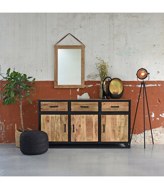 LABEL51 LABEL51 Dressoir Tampa - Ruw - Mangohout