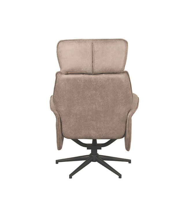 LABEL51 Lounge chair Verdal + Ottoman 77x79x109 cm
