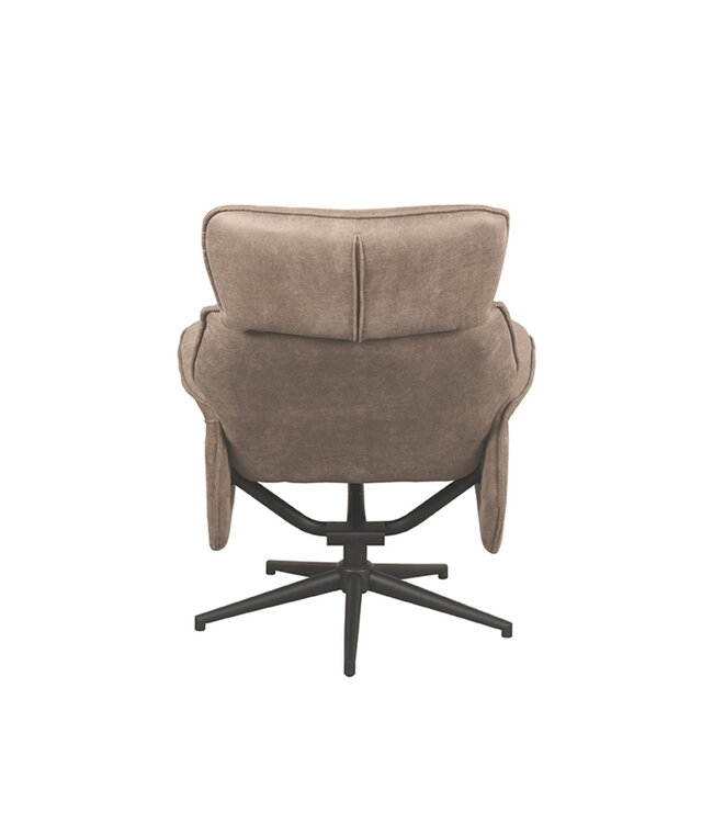 LABEL51 Lounge chair Verdal + Ottoman 77x79x109 cm