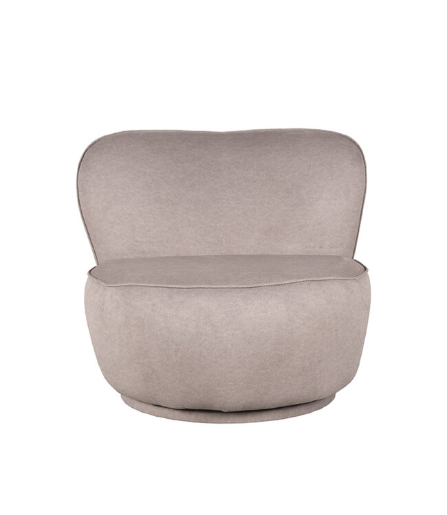 LABEL51 LABEL51 Fauteuil Bunny - Taupe - Microfiber