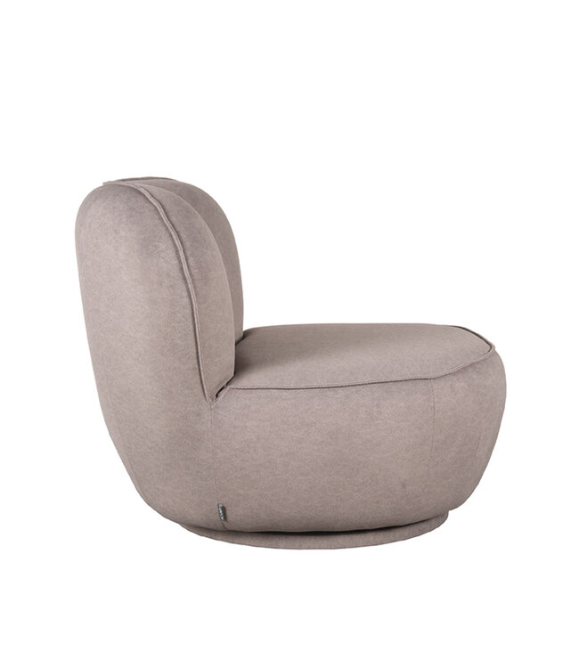 LABEL51 LABEL51 Fauteuil Bunny - Taupe - Microfiber