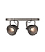 LABEL51 LABEL51 Spot Moto led - Verbrand Staal - Metaal - 2 Lichts