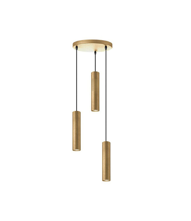 LABEL51 LABEL51 Hanglamp Ferroli - Antiek goud - Metaal - 3-lichts