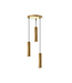 LABEL51 LABEL51 Hanglamp Ferroli - Antiek goud - Metaal - 3-lichts
