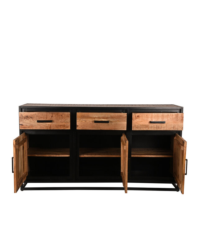 LABEL51 LABEL51 Dressoir Tampa - Ruw - Mangohout
