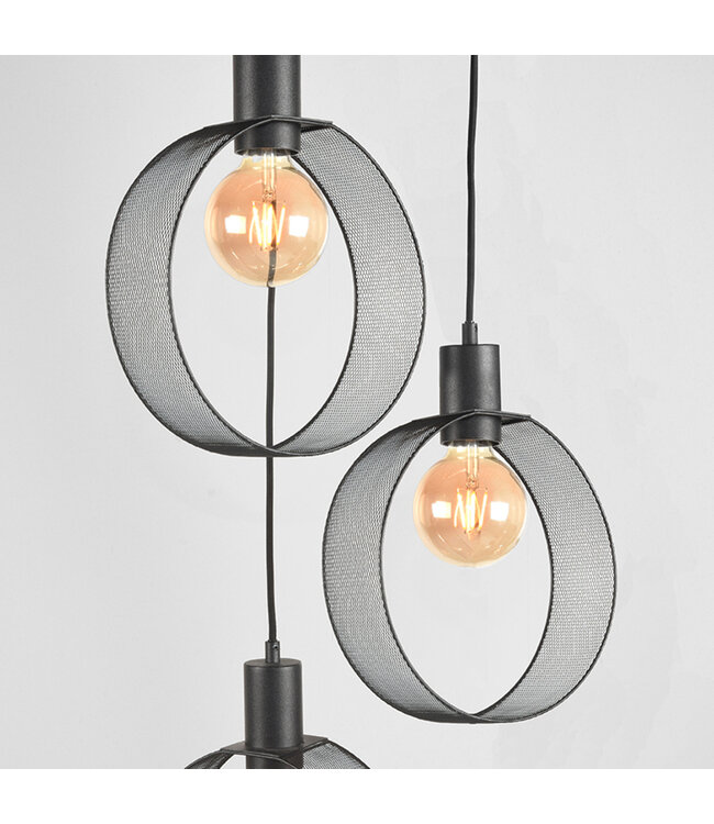 LABEL51 LABEL51 Hanglamp Ronda - Zwart - Metaal