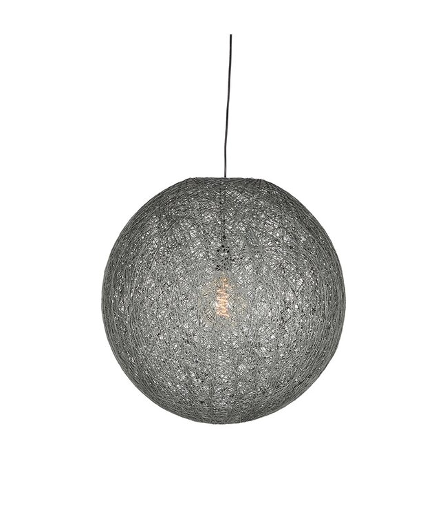 LABEL51 LABEL51 Hanglamp Twist - Grijs - Vlas - L
