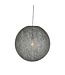 LABEL51 LABEL51 Hanglamp Twist - Grijs - Vlas - L