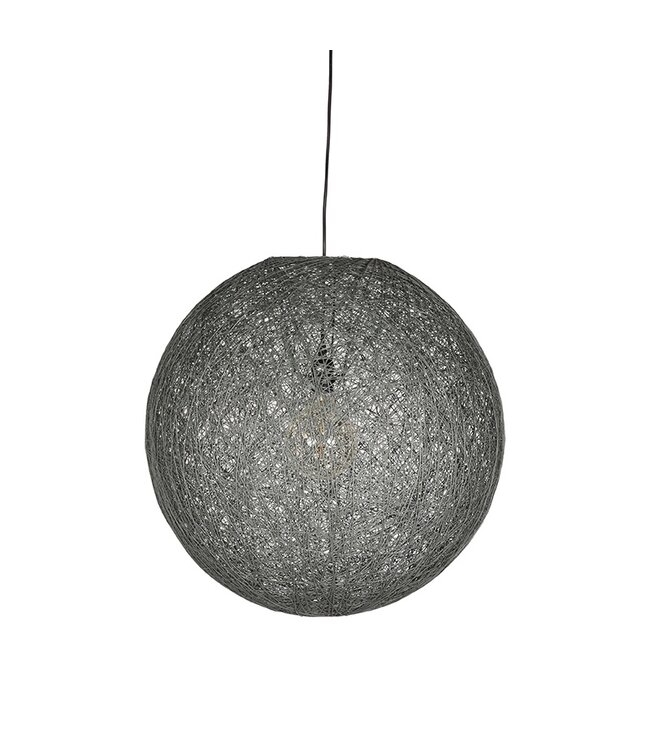 LABEL51 LABEL51 Hanglamp Twist - Grijs - Vlas - L
