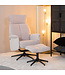 LABEL51 Lounge chair Verdal + Ottoman 77x79x109 cm