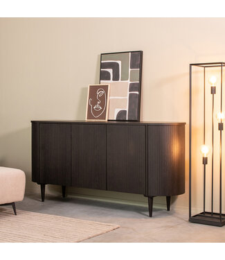 LABEL51 LABEL51 Dressoir Oliva - Zwart - Eiken