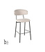 LABEL51 LABEL51 Barkruk Zack - Naturel - Boucle - Zithoogte 78