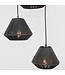 LABEL51 LABEL51 Hanglamp Ibiza - Zwart - Jute - 3-Lichts