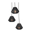 LABEL51 LABEL51 Hanglamp Ibiza - Zwart - Jute - 3-Lichts