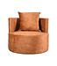 LABEL51 LABEL51 Fauteuil Evy - Oker - Velours