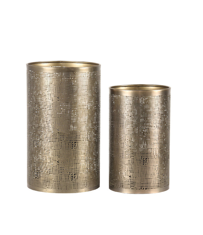 LABEL51 LABEL51 Kaarsenhouders - Antiek goud - Metaal
