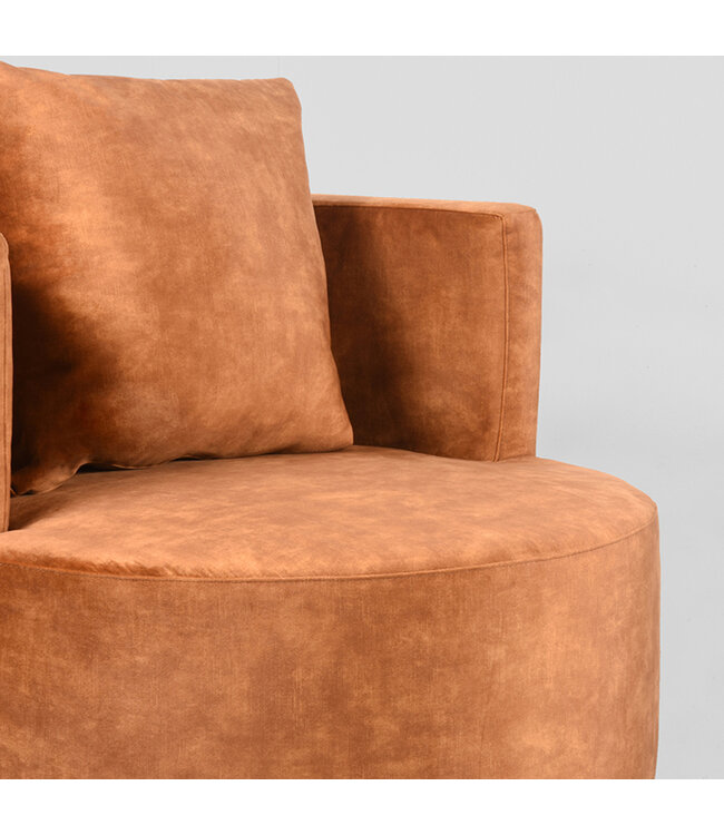 LABEL51 LABEL51 Fauteuil Evy - Oker - Velours