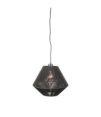 LABEL51 LABEL51 Hanglamp Ibiza - Zwart - Jute - 1-Lichts