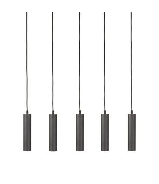 LABEL51 LABEL51 Hanglamp Ferroli - Zwart - Metaal - 5-lichts