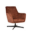 LABEL51 Fauteuil Toby - Roest - Velours