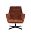 LABEL51 Fauteuil Toby - Roest - Velours