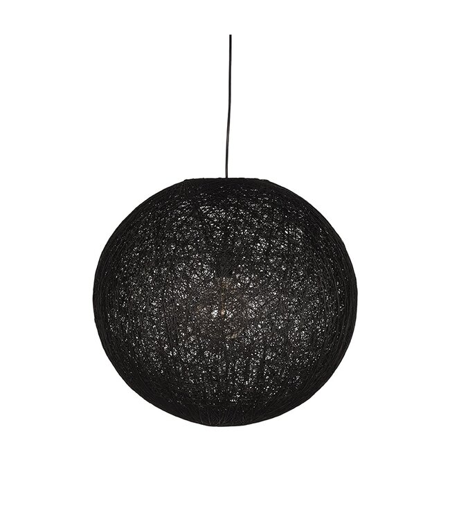 LABEL51 LABEL51 Hanglamp Twist - Zwart - Vlas - L