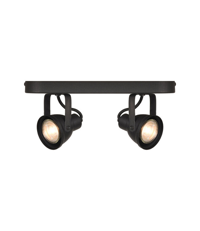 LABEL51 LABEL51 Spot Max led - Zwart - Metaal - 2 Lichts