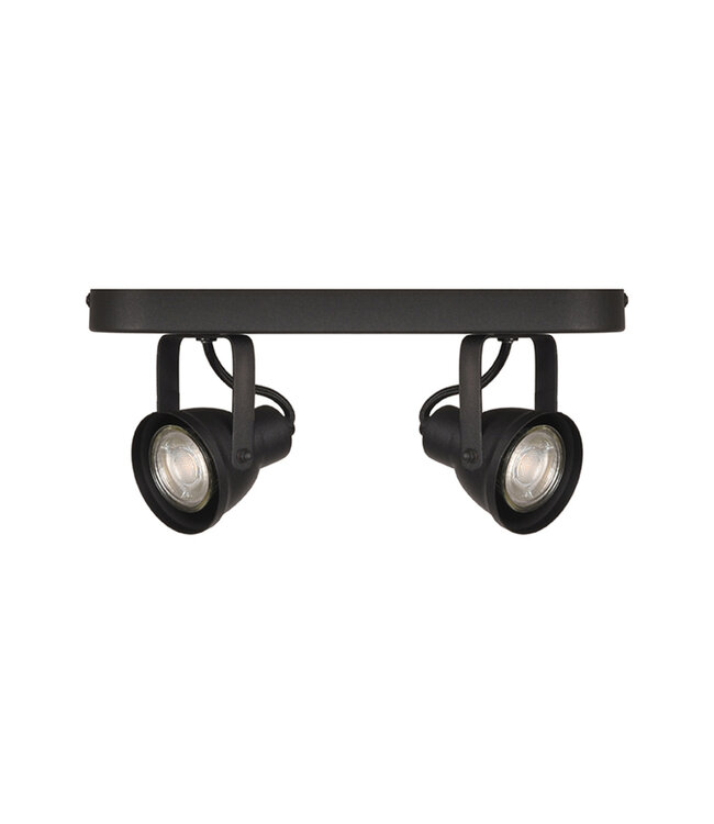 LABEL51 LABEL51 Spot Max led - Zwart - Metaal - 2 Lichts